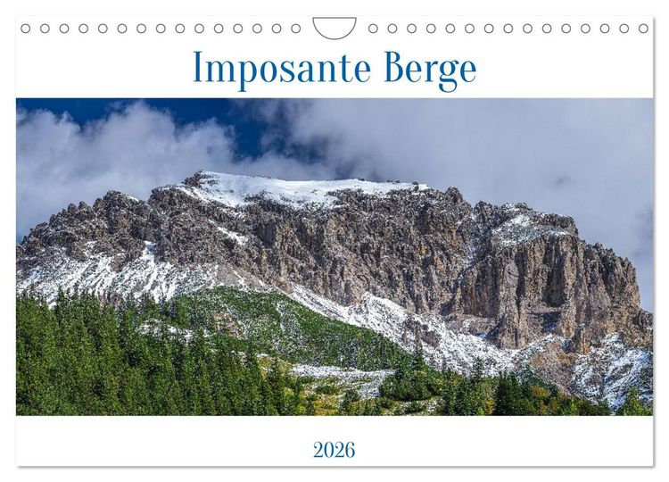Produktbild: Imposante Berge (Wandkalender 2026 DIN A4 quer), CALVENDO Monatskalender