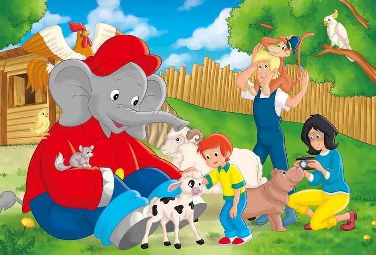 Produktbild: Im Zoo. Puzzle 3 x 24 Teile