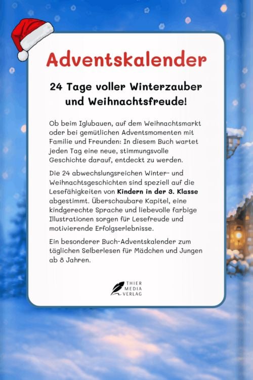 Produktbild: Adventskalender 3. Klasse: 24 Winter- und Weihnachtsgeschichten