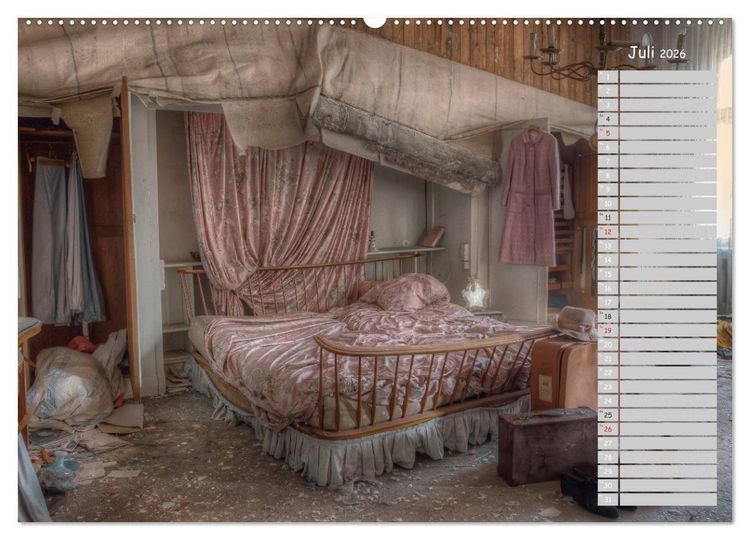 Produktbild: Lost Places - verlassene Orte (hochwertiger Premium Wandkalender 2026 DIN A2 quer), Kunstdruck in Hochglanz