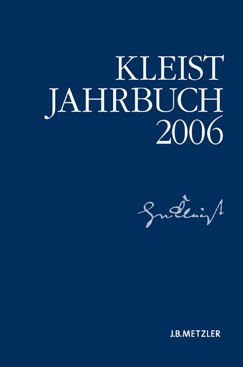 Produktbild: Kleist-Jahrbuch 2006