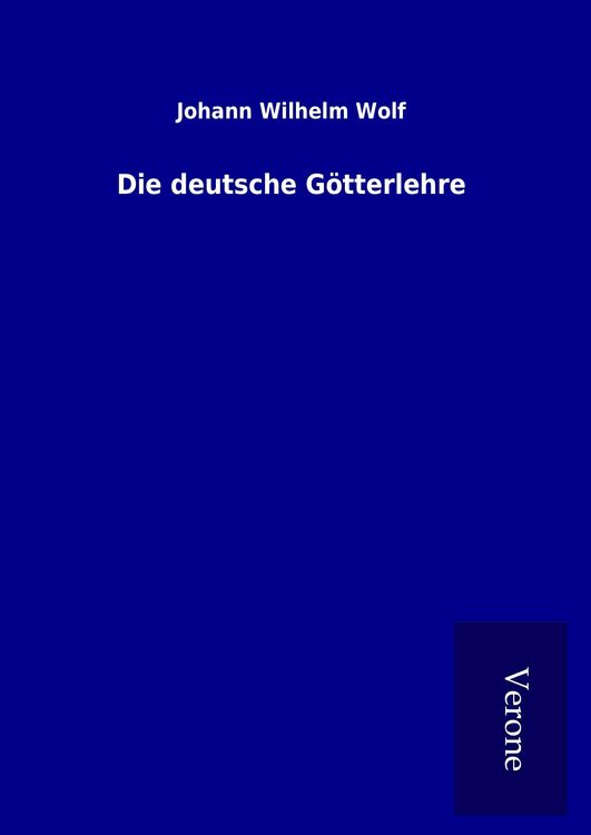 Produktbild: Die deutsche G&ouml;tterlehre