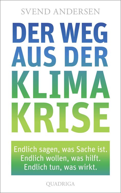 Produktbild: Der Weg aus der Klimakrise