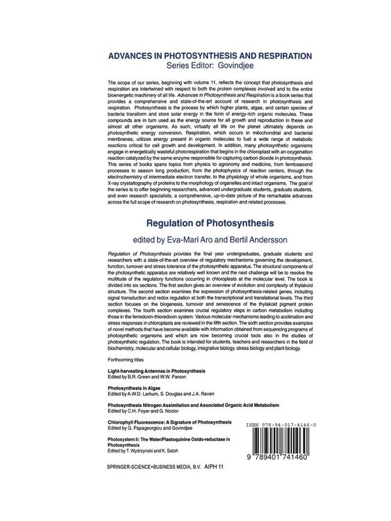 Produktbild: Regulation of Photosynthesis