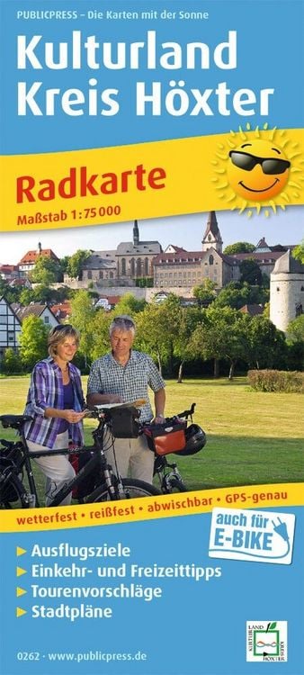 Produktbild: Publicpress Radkarte Kulturland Kreis H&ouml;xter 1:75.000