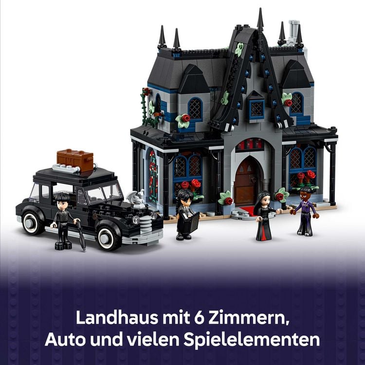 Produktbild: LEGO Wednesday 76786 Morticias Landhaus, Spielzeug f&uuml;r Kinder zum Bauen