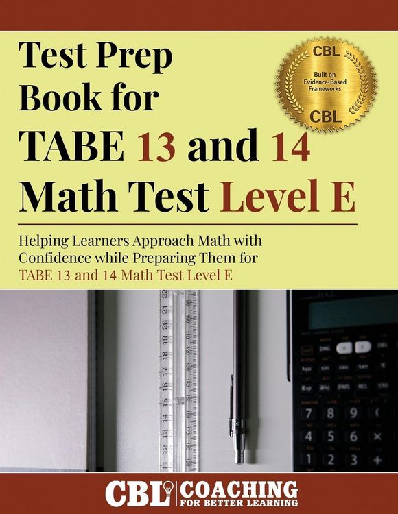 Produktbild: Test Prep Book for TABE 13 and 14 Math Test Level E