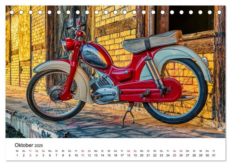 Produktbild: Zündapp-Träume (Tischkalender 2025 DIN A5 quer), CALVENDO Monatskalender