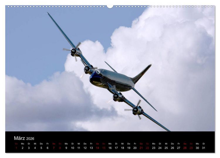 Produktbild: Oldtimer am Himmel (Wandkalender 2026 DIN A2 quer), CALVENDO Monatskalender