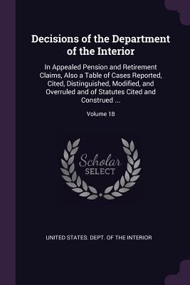 Produktbild: Decisions of the Department of the Interior