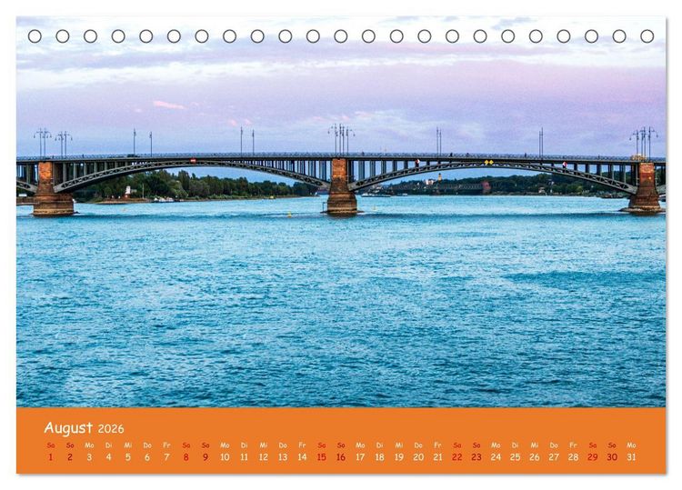Produktbild: Eine Kreuzfahrt auf dem Rhein (Tischkalender 2026 DIN A5 quer), CALVENDO Monatskalender