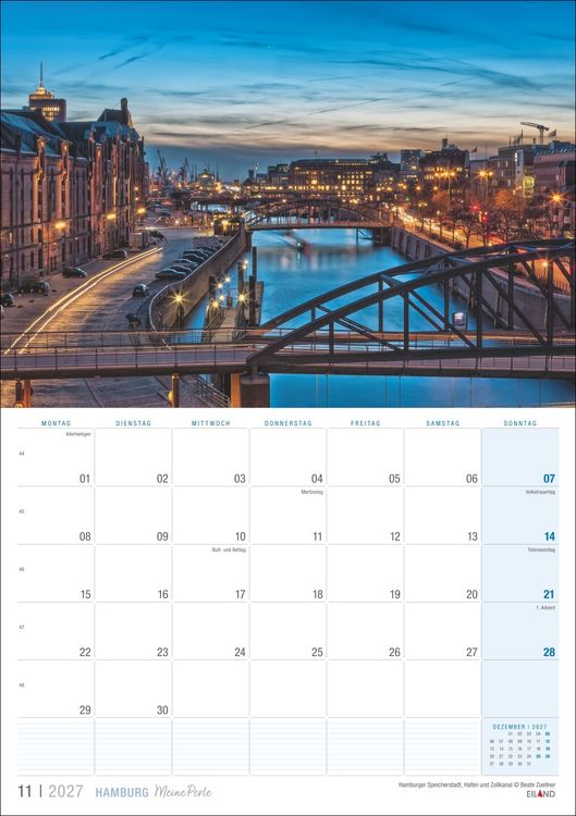 Produktbild: Hamburg &hellip;meine Perle Kalender 2027