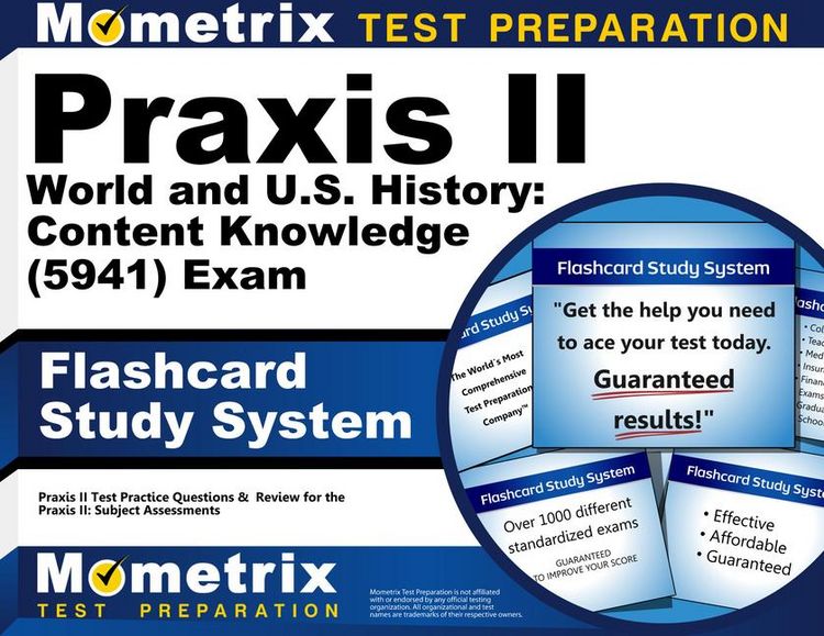 Produktbild: PRAXIS II World and U.S. History: Content Knowledge (5941) Exam Flashcard Study System