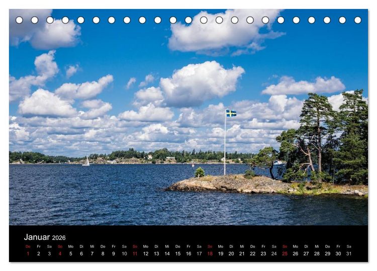 Produktbild: Sch&auml;rengarten an der schwedischen Ostk&uuml;ste (Tischkalender 2026 DIN A5 quer), CALVENDO Monatskalender