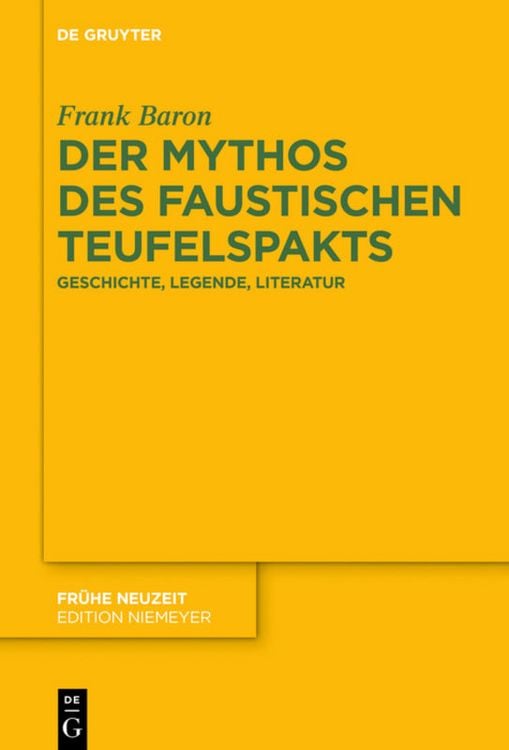 Produktbild: Der Mythos des faustischen Teufelspakts