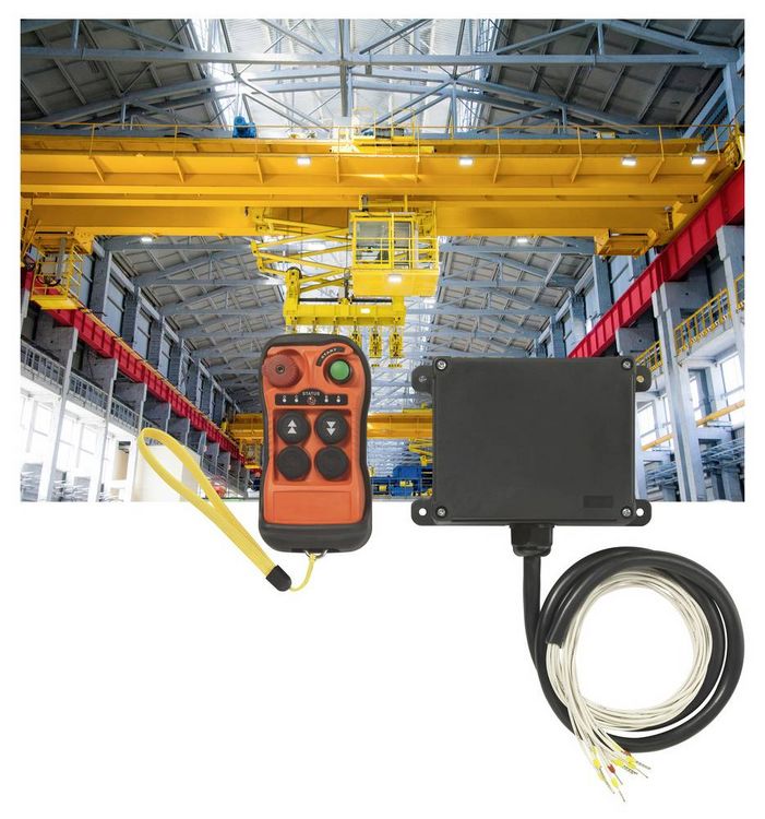 Produktbild: TRU COMPONENTS TC-Q200 36-480V TC-12835192 Industrielle Funkfernsteuerung 2-Kanal 36 - 480 V 1 St.