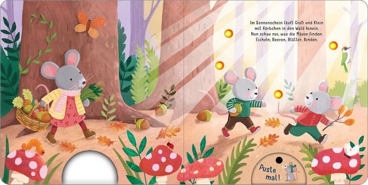 Produktbild: Mein liebstes Pustebuch &ndash; Hurra, der Herbst ist da!