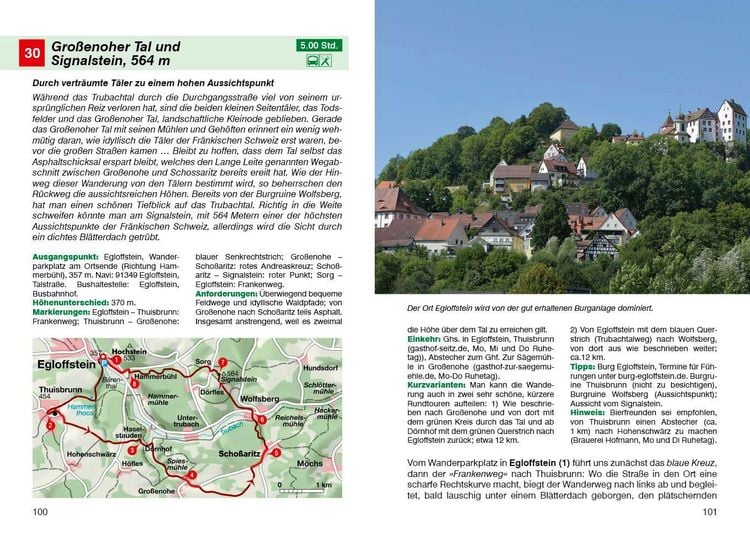 Produktbild: ROTHER Wanderf&uuml;hrer Fr&auml;nkische Schweiz. 50 Touren im Frankenjura &ndash; mit Oberem Maintal, Hersbrucker Schweiz und N&uuml;rnberger Land