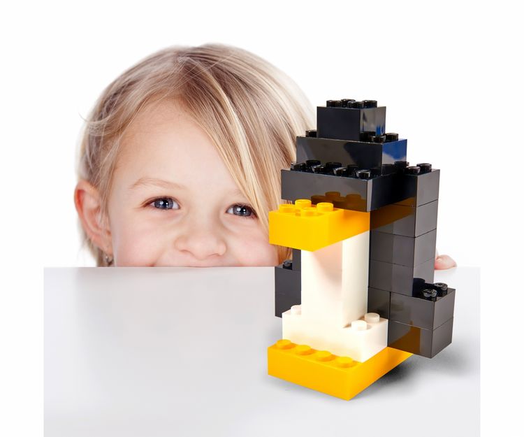 Produktbild: Blox 100 schwarze 4er Steine in Dose