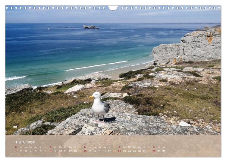 Produktbild: &Eacute;chapp&eacute;e Breizh (Calendrier mural 2026 DIN A3 vertical), CALVENDO calendrier mensuel