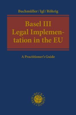 Produktbild: Basel III Legal Implementation in the EU
