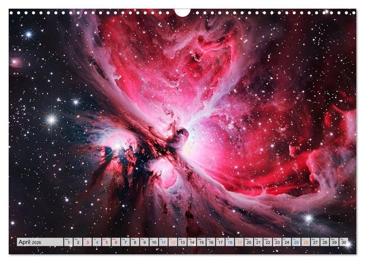 Produktbild: Dazzling Nebulae (Wall Calendar 2026 DIN A3 landscape), CALVENDO 12 Month Wall Calendar