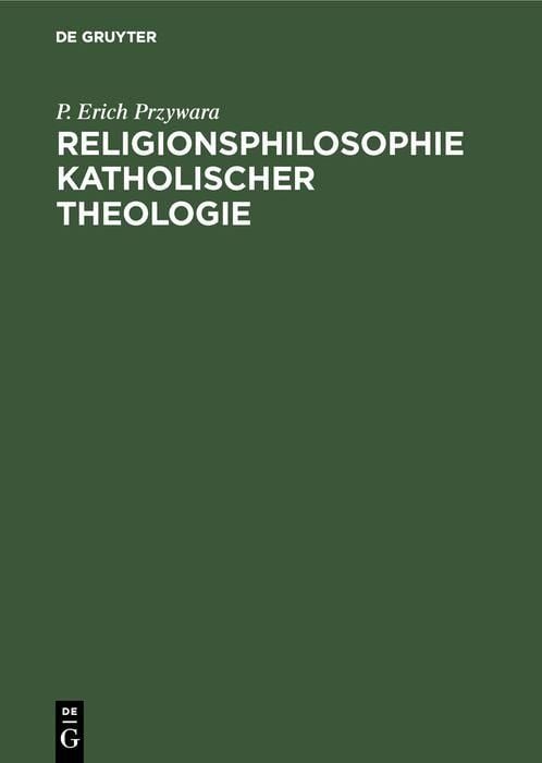 Produktbild: Religionsphilosophie katholischer Theologie