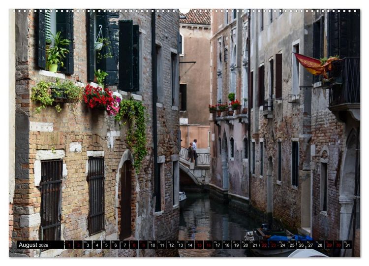 Produktbild: Venedig Impressionen (Wandkalender 2026 DIN A2 quer), CALVENDO Monatskalender