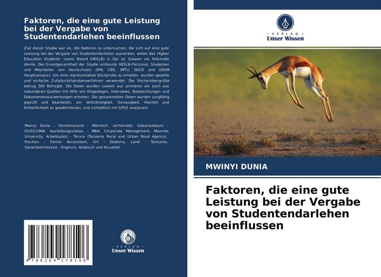 Produktbild: Faktoren, die eine gute Leistung bei der Vergabe von Studentendarlehen beeinflussen