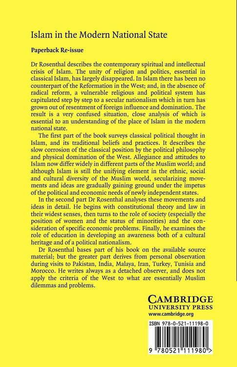 Produktbild: Islam in the Modern National State