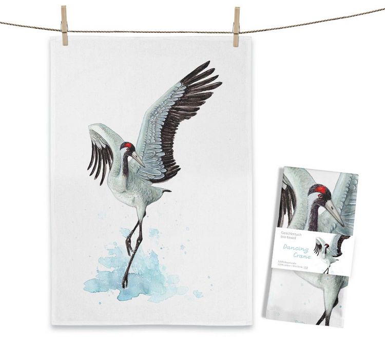 Produktbild: Geschirrtuch Dancing Crane