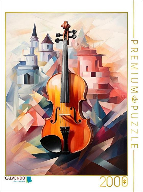 Produktbild: CALVENDO Puzzle Die Geige | 2000 Teile Lege-Gr&ouml;&szlig;e 90x67cm Foto-Puzzle f&uuml;r gl&uuml;ckliche Stunden