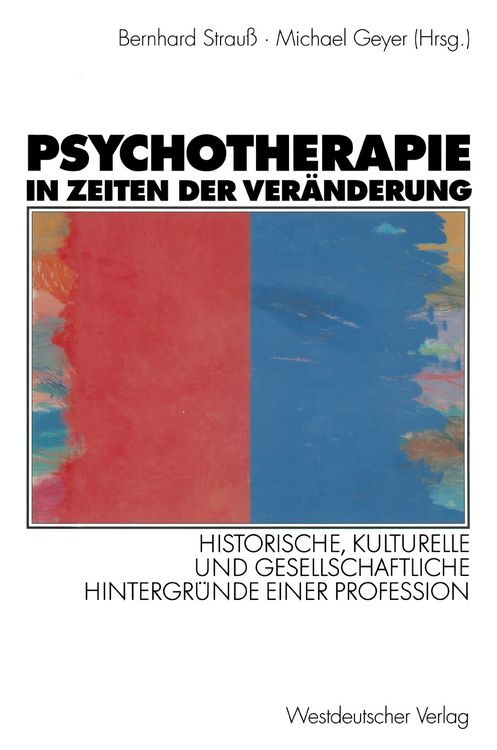 Produktbild: Psychotherapie in Zeiten der Ver&auml;nderung