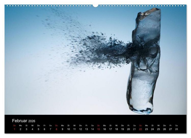 Produktbild: Ballistik Highspeed Fotos (Wandkalender 2026 DIN A2 quer), CALVENDO Monatskalender