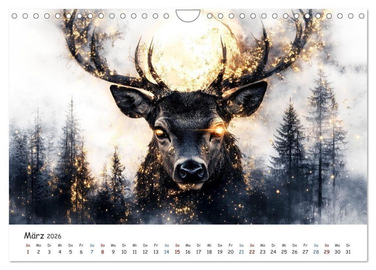 Produktbild: W&auml;chter des Zauberwaldes (Wandkalender 2026 DIN A4 quer), CALVENDO Monatskalender
