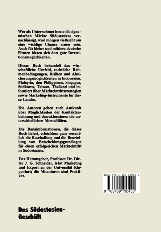Produktbild: Das S&uuml;dostasien-Gesch&auml;ft