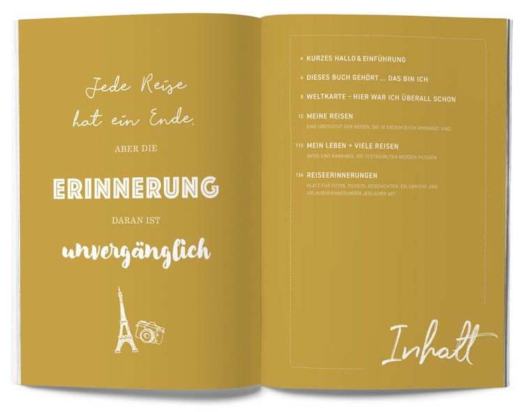 Produktbild: GuideMe Reisetagebuch Travel Memories &bdquo;Meine Reisen&ldquo;