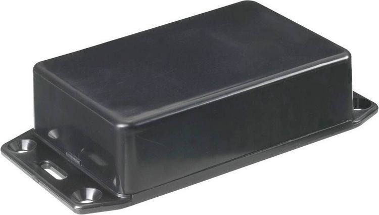 Produktbild: Hammond Electronics 1591LFLBK Euro-Geh&auml;use 85 x 56 x 39 ABS Schwarz 1St.