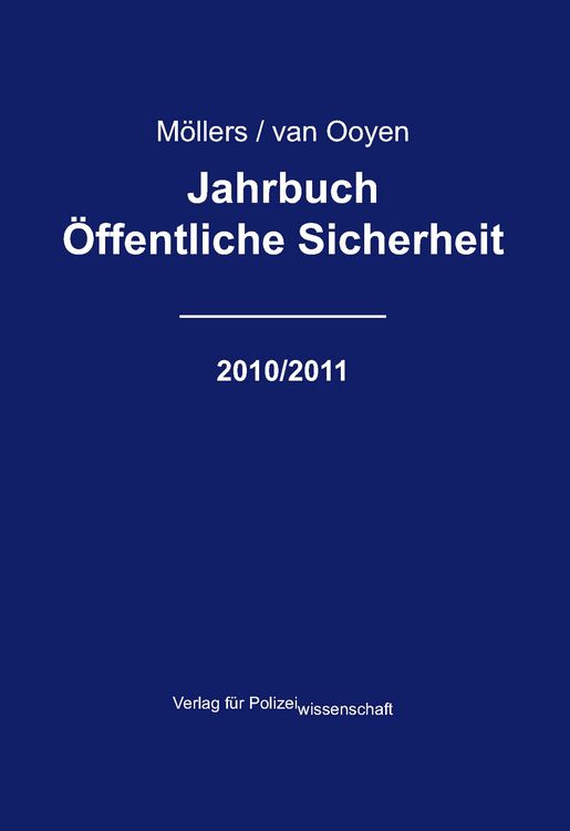 Produktbild: Jahrbuch &Ouml;ffentliche Sicherheit - 2010/2011