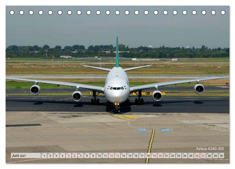 Produktbild: Airliners - Face to Face (Tischkalender 2027 DIN A5 quer), CALVENDO Monatskalender