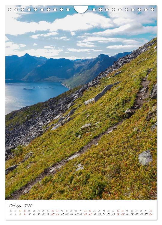 Produktbild: Norwegen - Das Land der Berge, Fjorde und Wasserf&auml;lle (Wandkalender 2026 DIN A4 hoch), CALVENDO Monatskalender