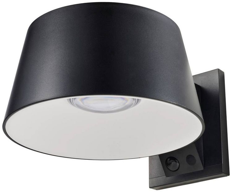 Produktbild: Sygonix SY-5801972 Solar-Au&szlig;enwandleuchte mit Bewegungsmelder LED LED fest eingebaut 10 W Anthrazit-Grau