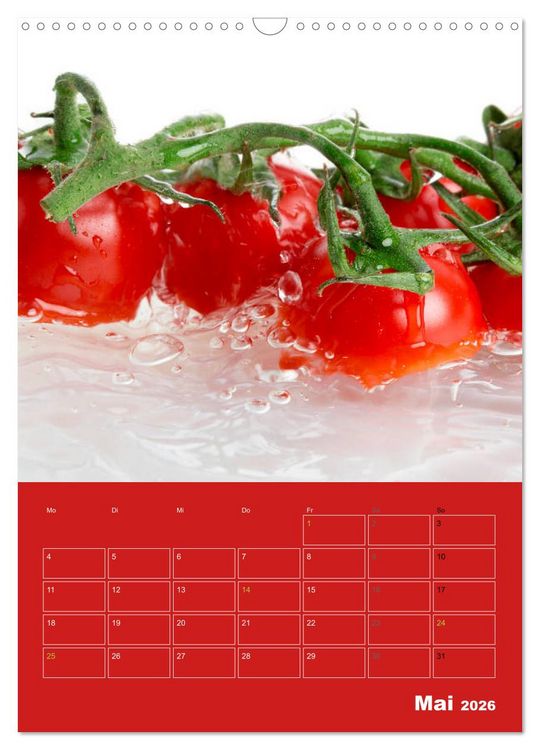 Produktbild: Buntes f&uuml;r die K&uuml;che (Wandkalender 2026 DIN A3 hoch), CALVENDO Monatskalender