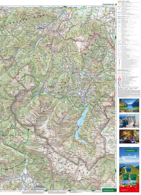 Produktbild: Freytag & berndt Wanderkarte WK 393 Loferer und Leoganger Steinberge, Nationalpark Berchtesgaden 1:50.000