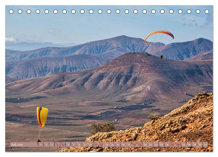 Produktbild: Idyllische Vulkaninsel Lanzarote (Tischkalender 2026 DIN A5 quer), CALVENDO Monatskalender