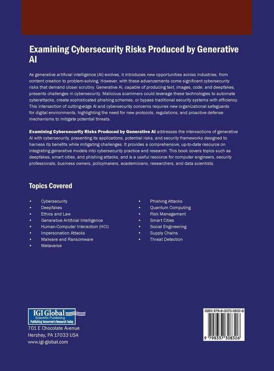 Produktbild: Examining Cybersecurity Risks Produced by Generative AI