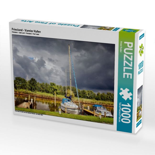 Produktbild: CALVENDO Puzzle Friesland - Vareler Hafen | 1000 Teile Lege-Gr&ouml;&szlig;e 64x48cm Foto-Puzzle f&uuml;r gl&uuml;ckliche Stunden