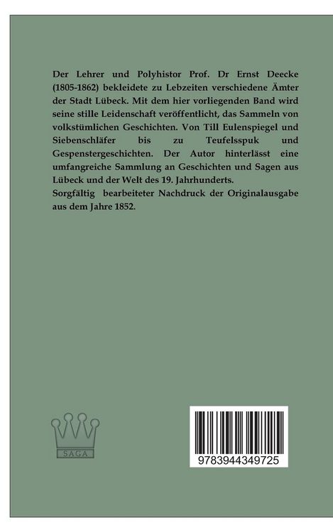 Produktbild: L&uuml;bische Geschichten und Sagen