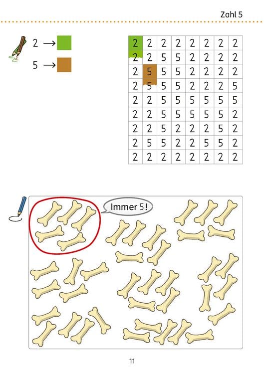 Produktbild: Mein &Uuml;bungsheft Zahlen schreiben 1-10 &ndash; 1. Klasse: Z&auml;hlen, Mengen, erstes Rechnen