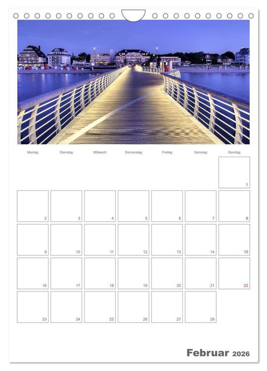 Produktbild: Timmendorfer Strand (Wandkalender 2026 DIN A4 hoch), CALVENDO Monatskalender
